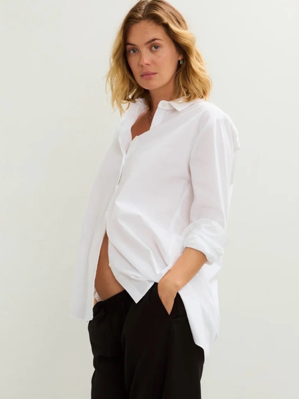 Hatch White Classic Buttondown Shirt